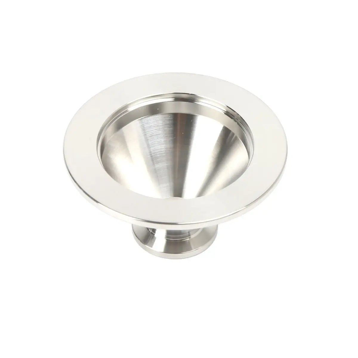 QMINOX SS304 Vacuum Conical Reducer KF adaptor fittings KF-50 to KF-16 | Stainless Steel Vacuum Fitting - view 6