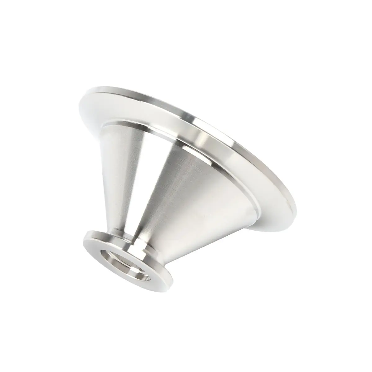 QMINOX SS304 Vacuum Conical Reducer KF adaptor fittings KF-50 to KF-16 | Stainless Steel Vacuum Fitting - view 3