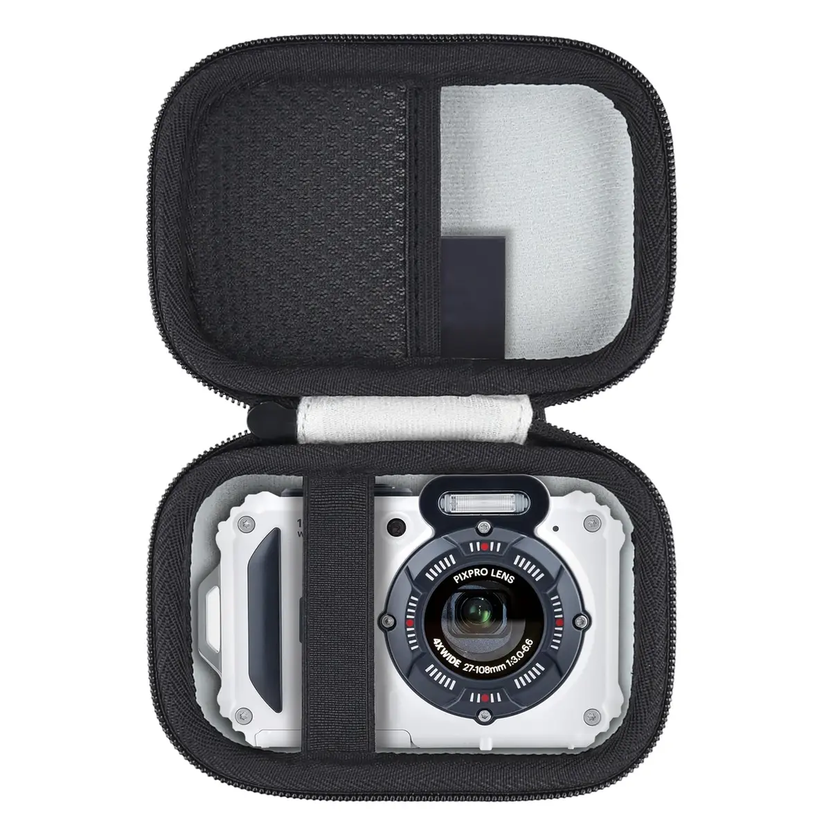 Aenllosi Hard Case for Kodak PIXPRO WPZ2 Rugged Digital Camera, White | Dustproof & Waterproof Protection - main product image