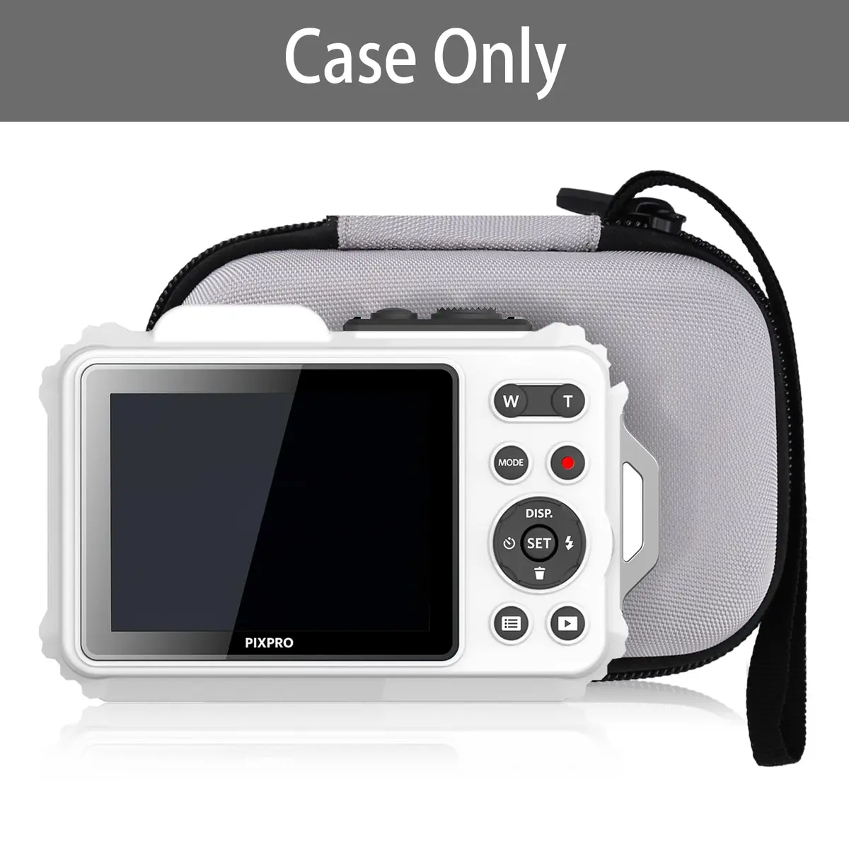 Aenllosi Hard Case for Kodak PIXPRO WPZ2 Rugged Digital Camera, White | Dustproof & Waterproof Protection - view 8
