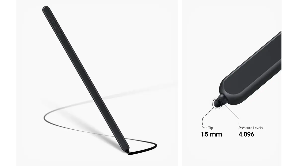SLQ S Pen Fold Edition Stylus Pen for Samsung Galaxy Z Fold 5/6 5G Phones, Slim 1.5mm Tip, 4096 Pressure Levels, Green | USA-Sourced Import - view 3