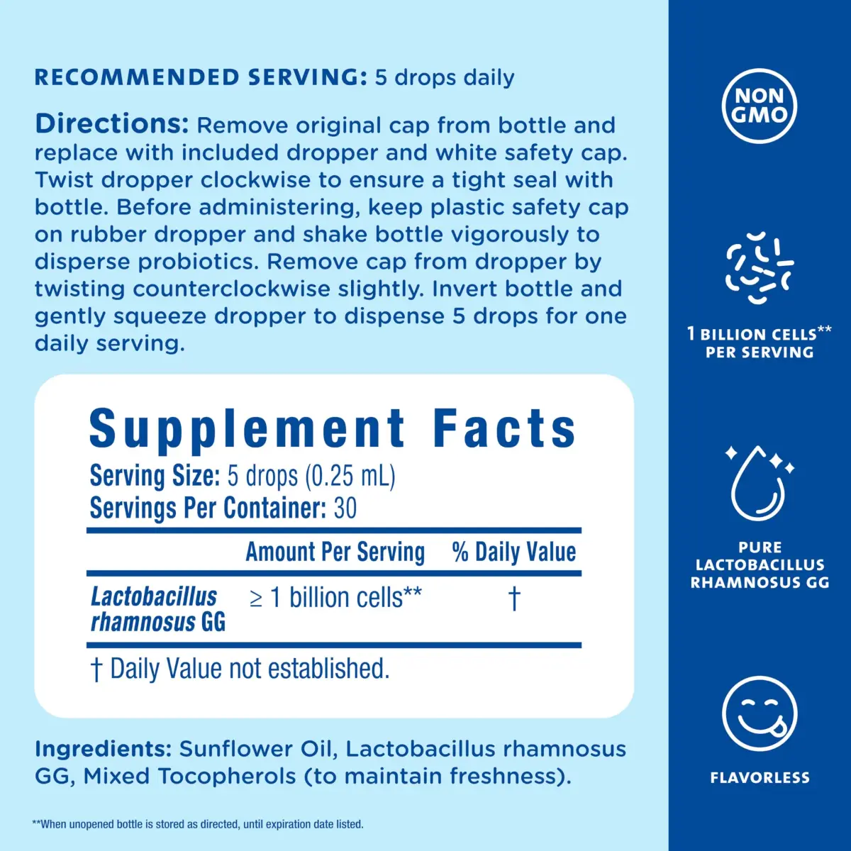 Mommy's Bliss Baby Probiotic Drops, 0.34 Fl Oz (Pack of 2) | Daily Gas, Constipation & Colic Relief + Immune Support - view 5