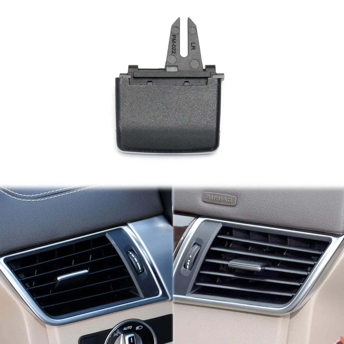 BJchiwu Air Vent Grille Outlet Tab Clip Replacement for Mercedes-Benz W166/X166 - Rear Row (1pc) - main product image