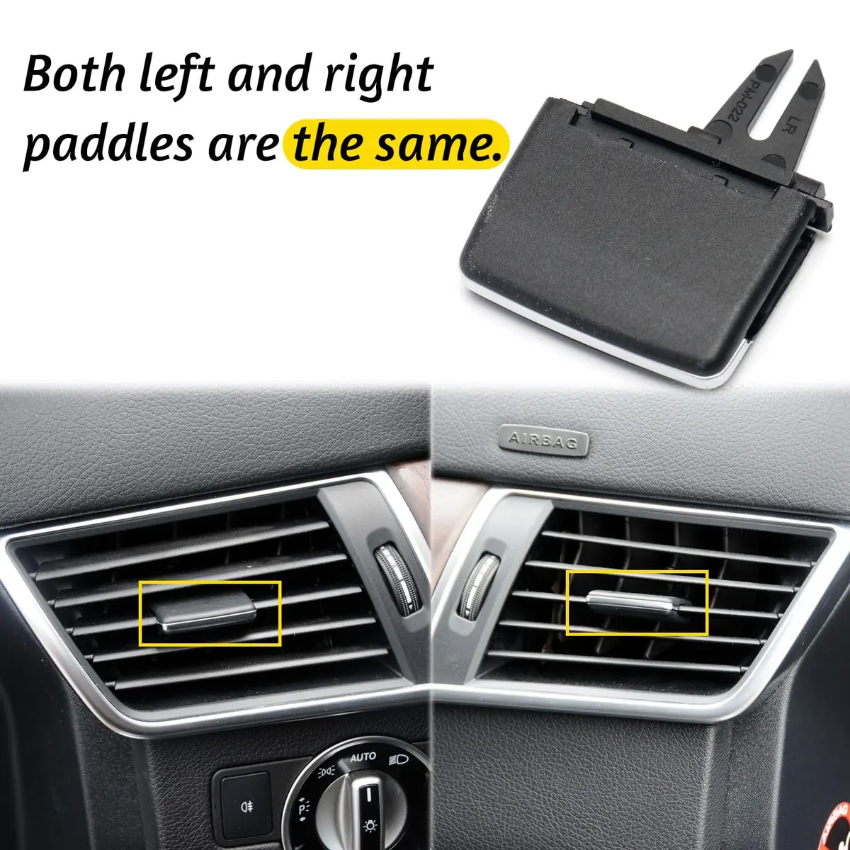 BJchiwu Air Vent Grille Outlet Tab Clip Replacement for Mercedes-Benz W166/X166 - Rear Row (1pc) - view 5