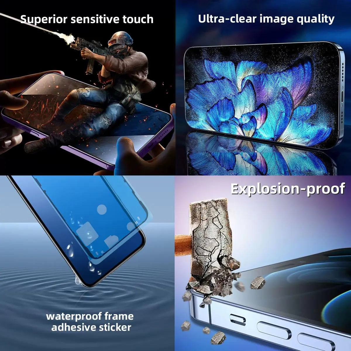 SIMDOG iPhone 13 Pro Max Screen Replacement Kit,6.7" Full HD | Compatible with A2484, A2641, A2644, A2645, A2643 - view 5