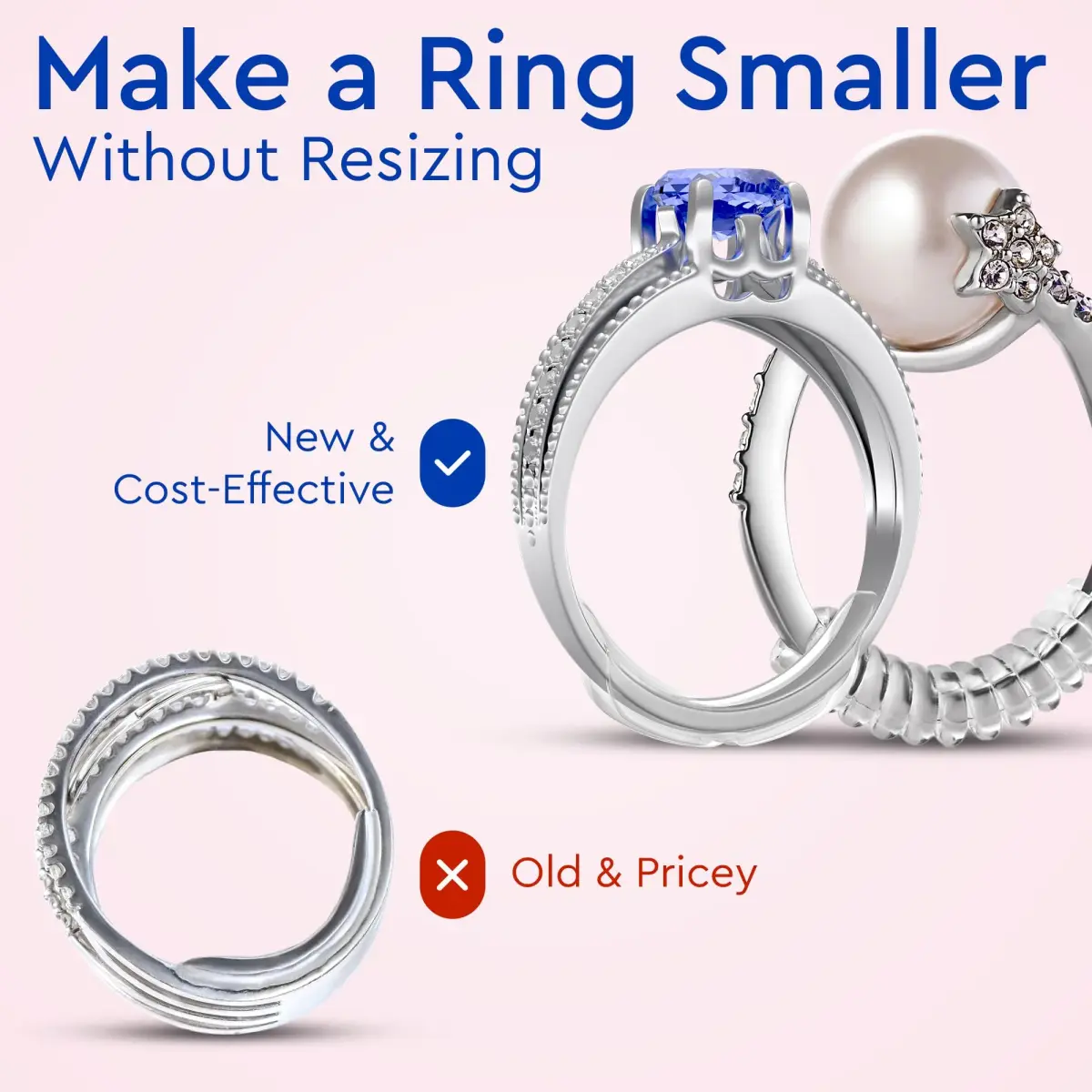 5 STARS UNITED Ring Sizers for Loose Rings - 14 Pieces (1.5–8 mm) | Dual Model Set - view 7