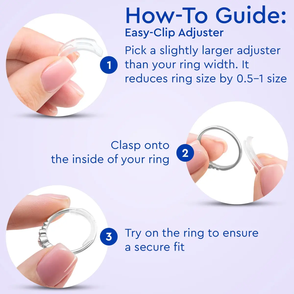 5 STARS UNITED Ring Sizers for Loose Rings - 15-Piece Kit with US Sizes 1-17 Gauge & Adjusters | Secure Fit for All Rings - view 3