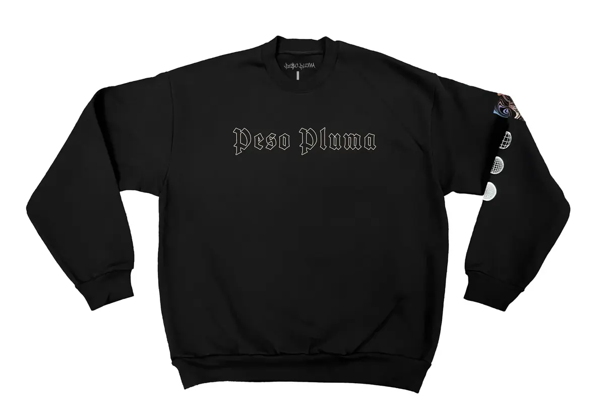 Peso Pluma PP Crewneck-Small | Official Tour Merch, Cotton, Unisex, Oversized Fit - main product image