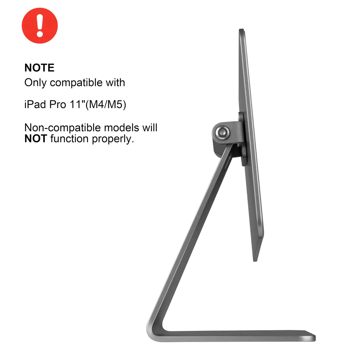 BongBingBoo High Stability Magnetic Stand for iPad Pro 11'' (M4/M5) - Grey - view 2