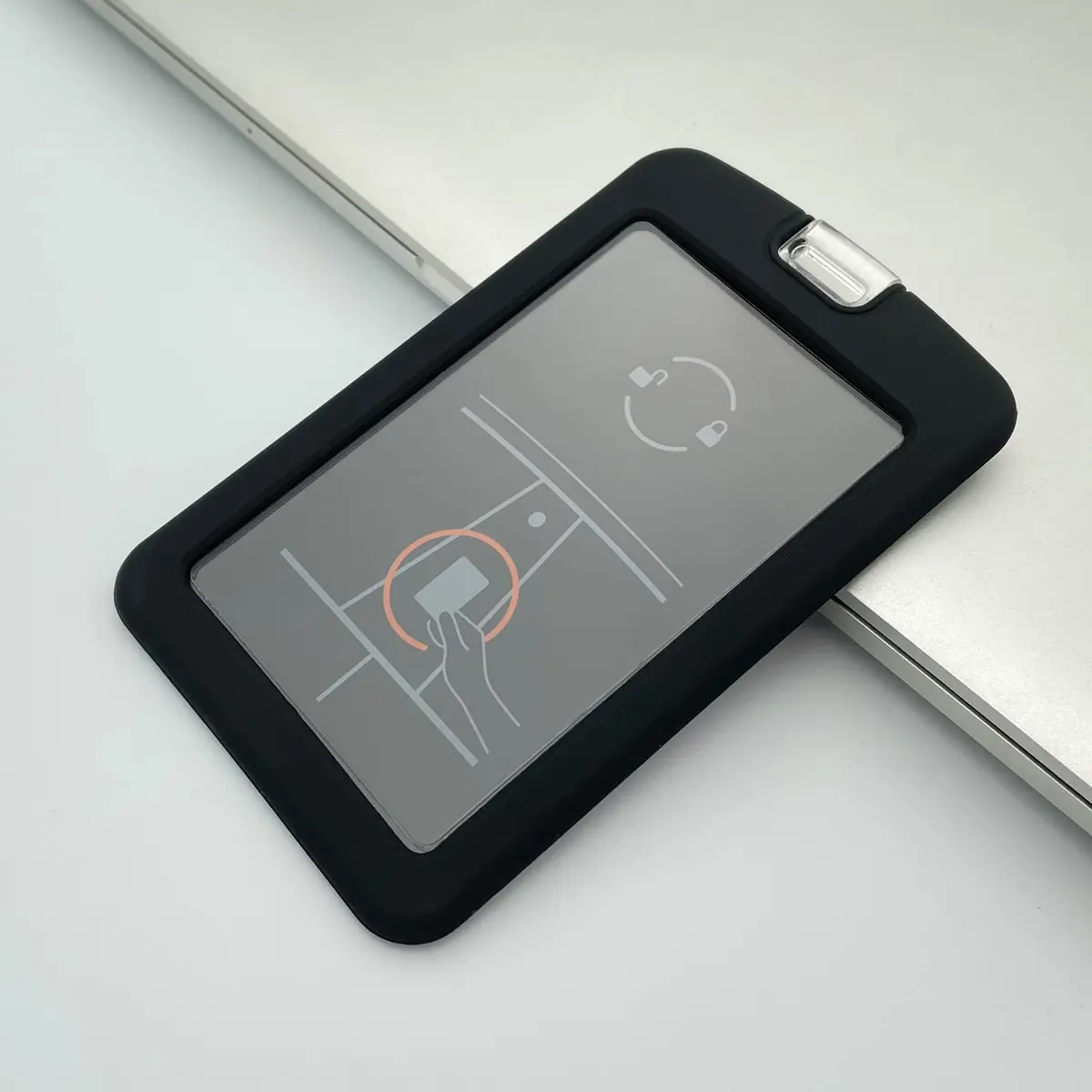 TANDRIVE Key Card Holder Case for Tesla Model 3/Y, Cybertruck, Rivian | 2-Pack Silicone Protector with Keychains - view 5