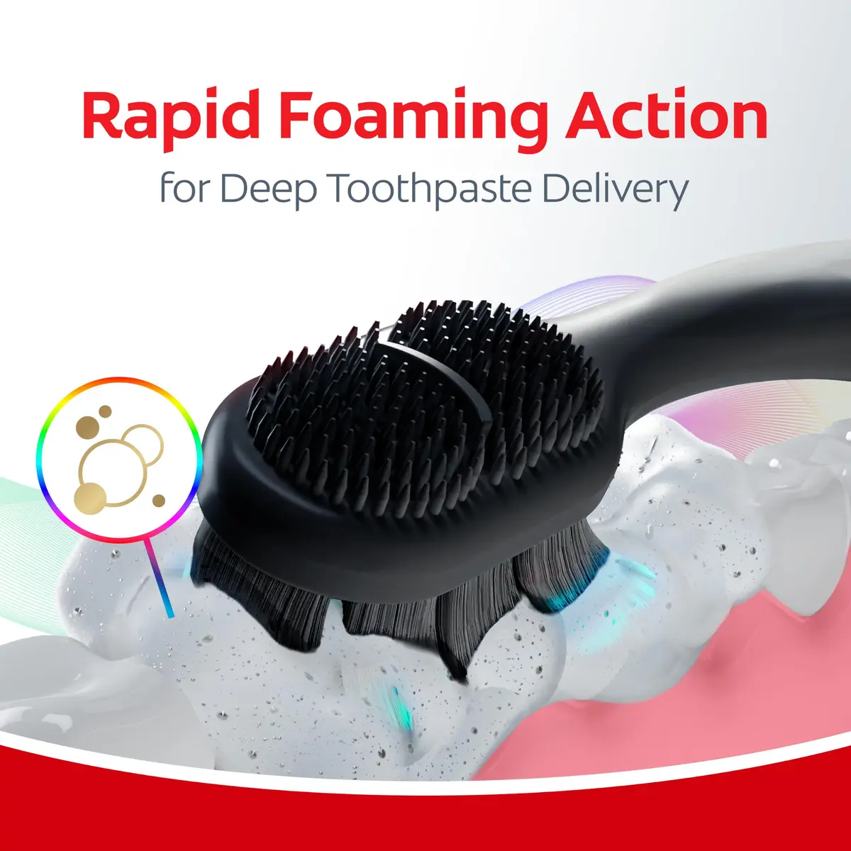 Colgate Total Whitening Charcoal Toothbrush, Soft, Black, 2 Pack | Deep Clean & Stain Removal - view 6