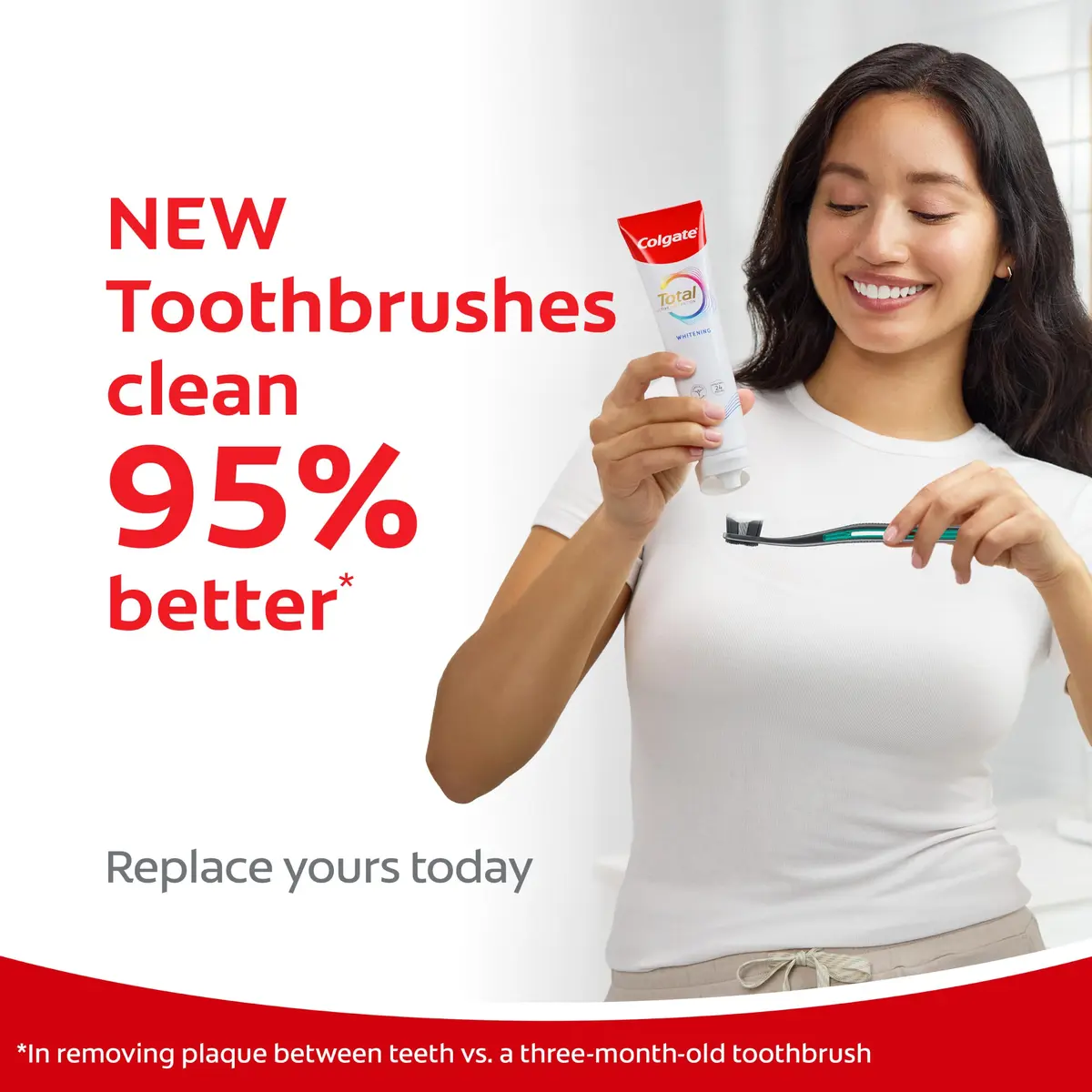 Colgate Total Whitening Charcoal Toothbrush, Soft, Black, 2 Pack | Deep Clean & Stain Removal - view 8