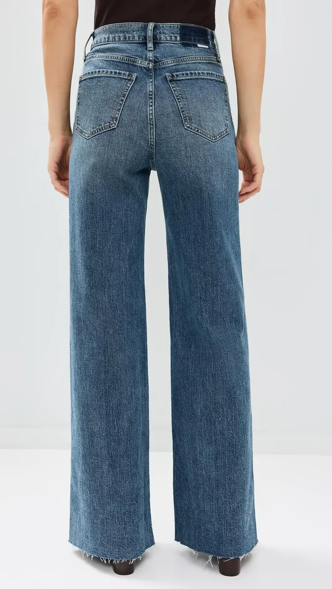 DAZE Women's Far Out Jeans, 28 | High-rise Wide Leg in Stunner with Structured Fit - view 3