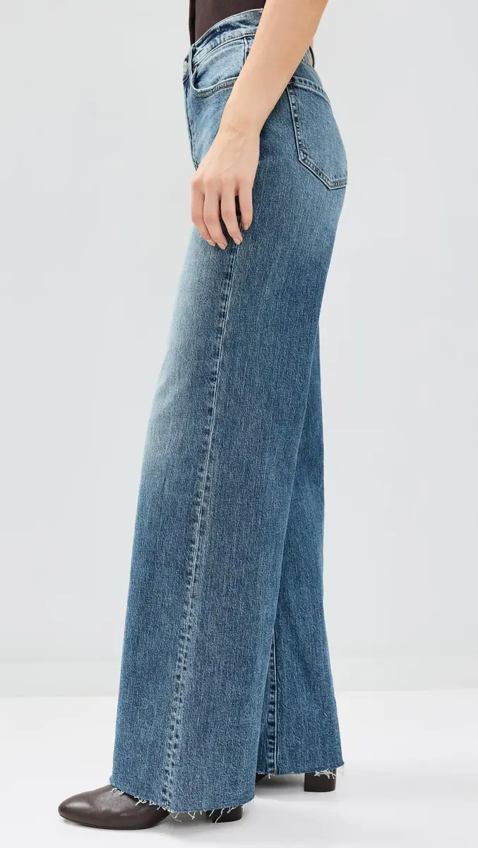 DAZE Women's Far Out Jeans, 28 | High-rise Wide Leg in Stunner with Structured Fit - view 4