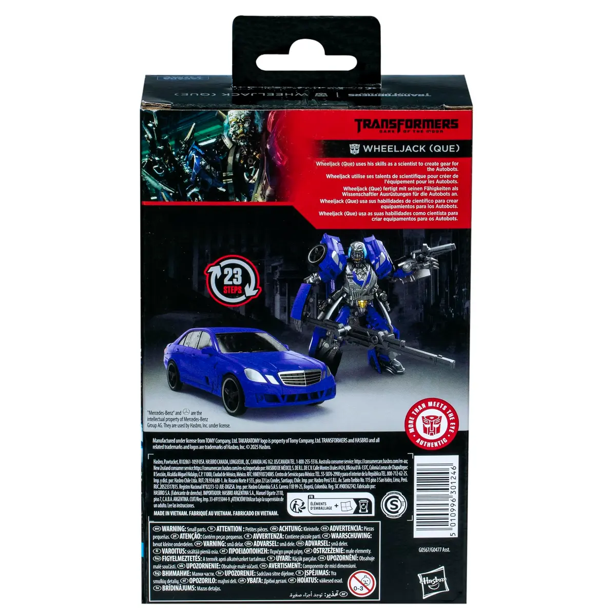 Transformers Toys Studio Series Deluxe Class Wheeljack (Que) 4.5-inch | Movie-Inspired Action Figure with Convertibility - view 5