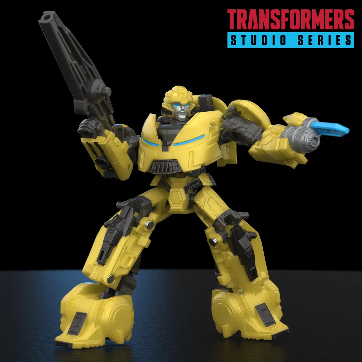 Transformers Toys Studio Series Deluxe Class Bumblebee (B-127) 4.5-inch Action Figure | Movie-Inspired, Converting Robot & Car - view 3