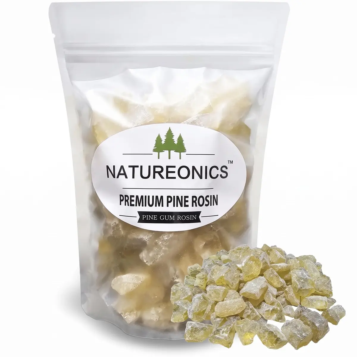 Natureonics Pine Rosin 1 Lb | Natural Pine Resin for Beeswax Wraps, Dancers & DIY Projects - main product image