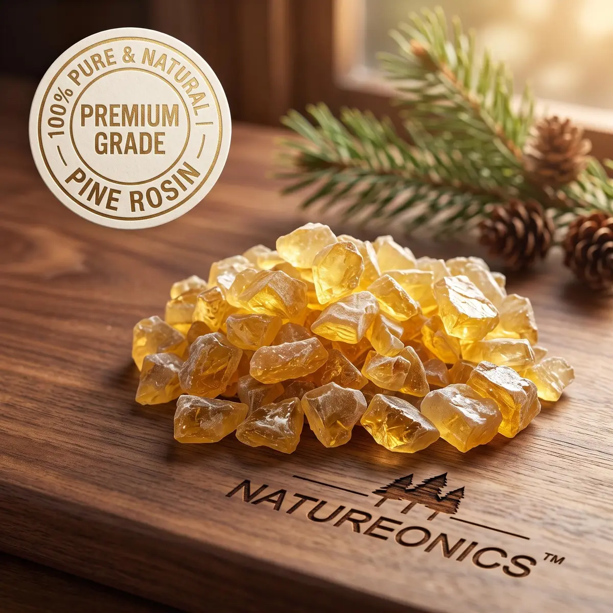 Natureonics Pine Rosin 1 Lb | Natural Pine Resin for Beeswax Wraps, Dancers & DIY Projects - view 6