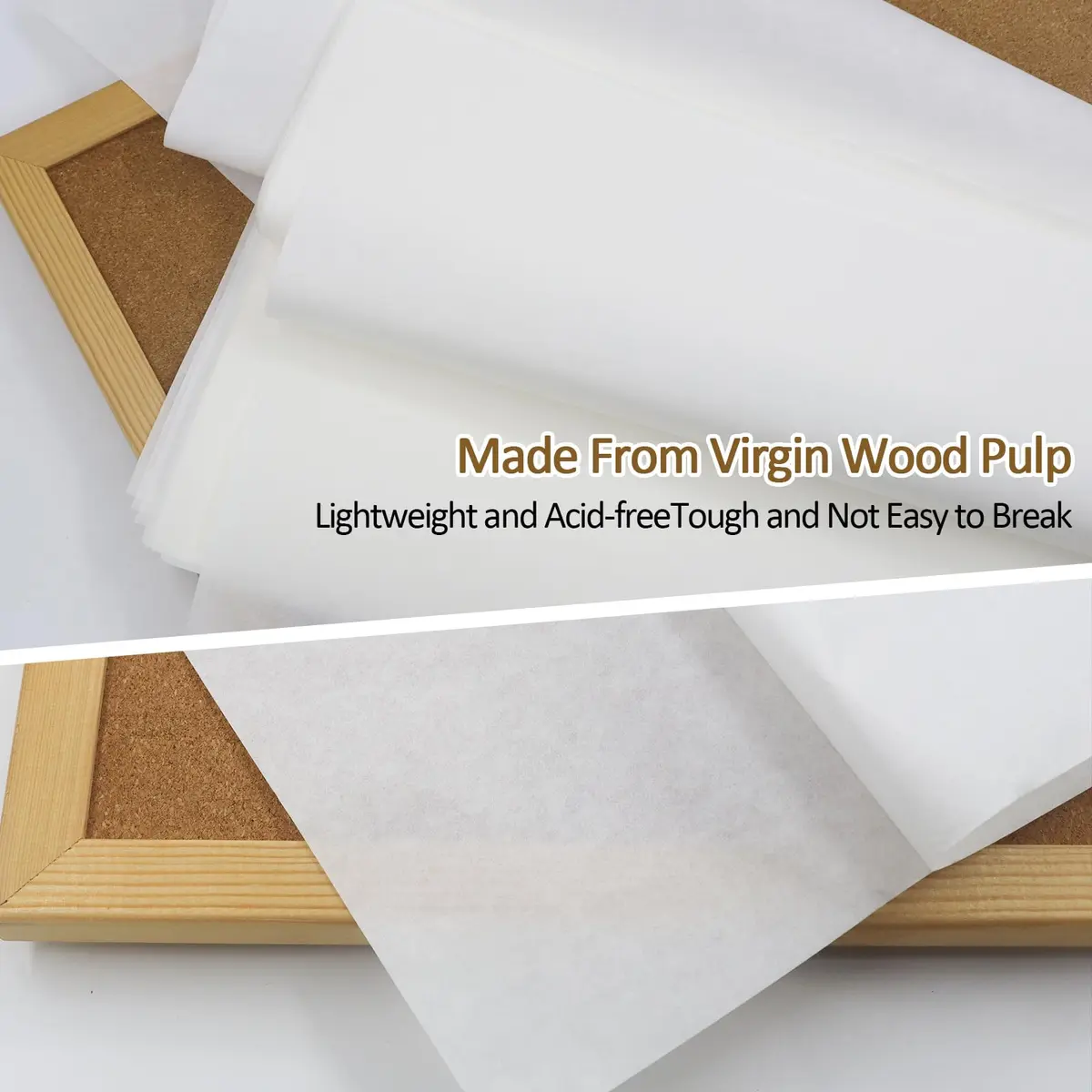 CXIIPOL Artist Teabag Paper 16.54x16.54 Inches (50 Sheets) | Wet Strength Tissue for Mixed Media & Printmaking - view 4