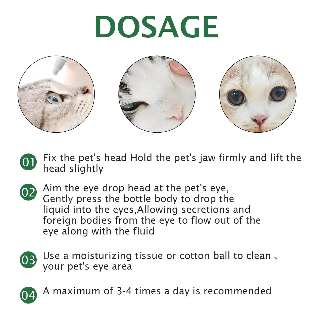 QRZBPZWE Pet Eye Drops for Dogs & Cats 60ml (2 Fl Oz) | Gentle Relief for Itching, Irritation & Allergies - view 4
