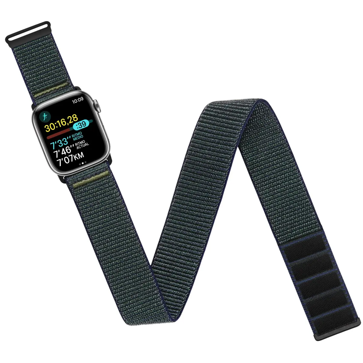 Straplanet Apple Watch Sport Armband & Ankle Strap 38-49mm | Breathable Nylon, Adjustable Fit for Women Men - main product image