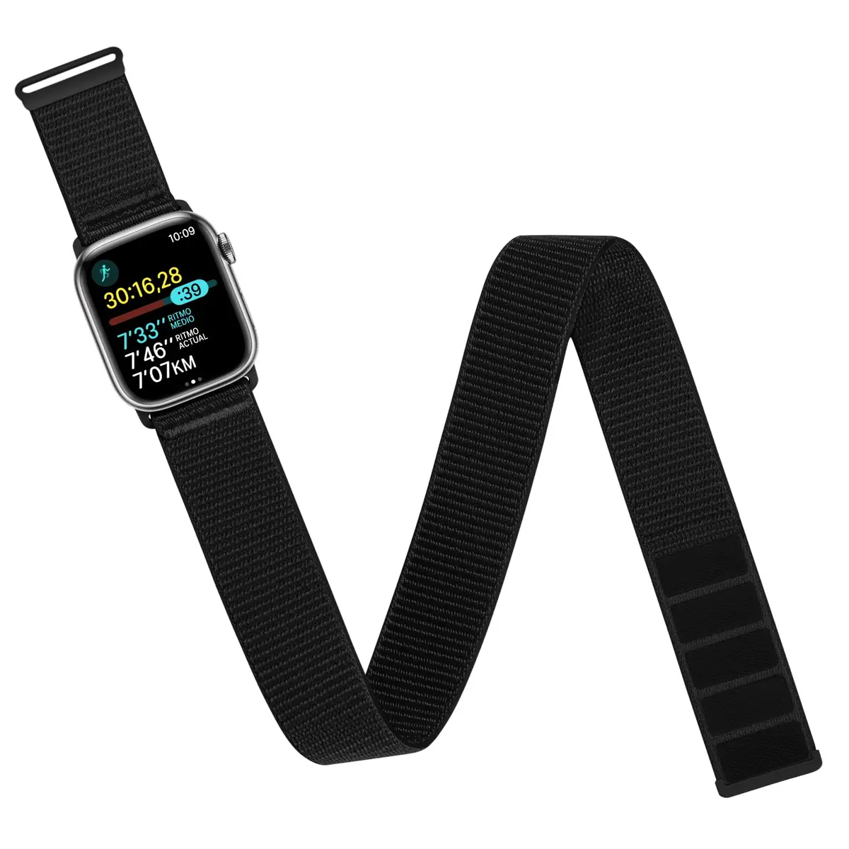 Straplanet Apple Watch Sport Armband & Ankle Strap | Breathable Nylon, Adjustable Fit (38mm-49mm) - main product image