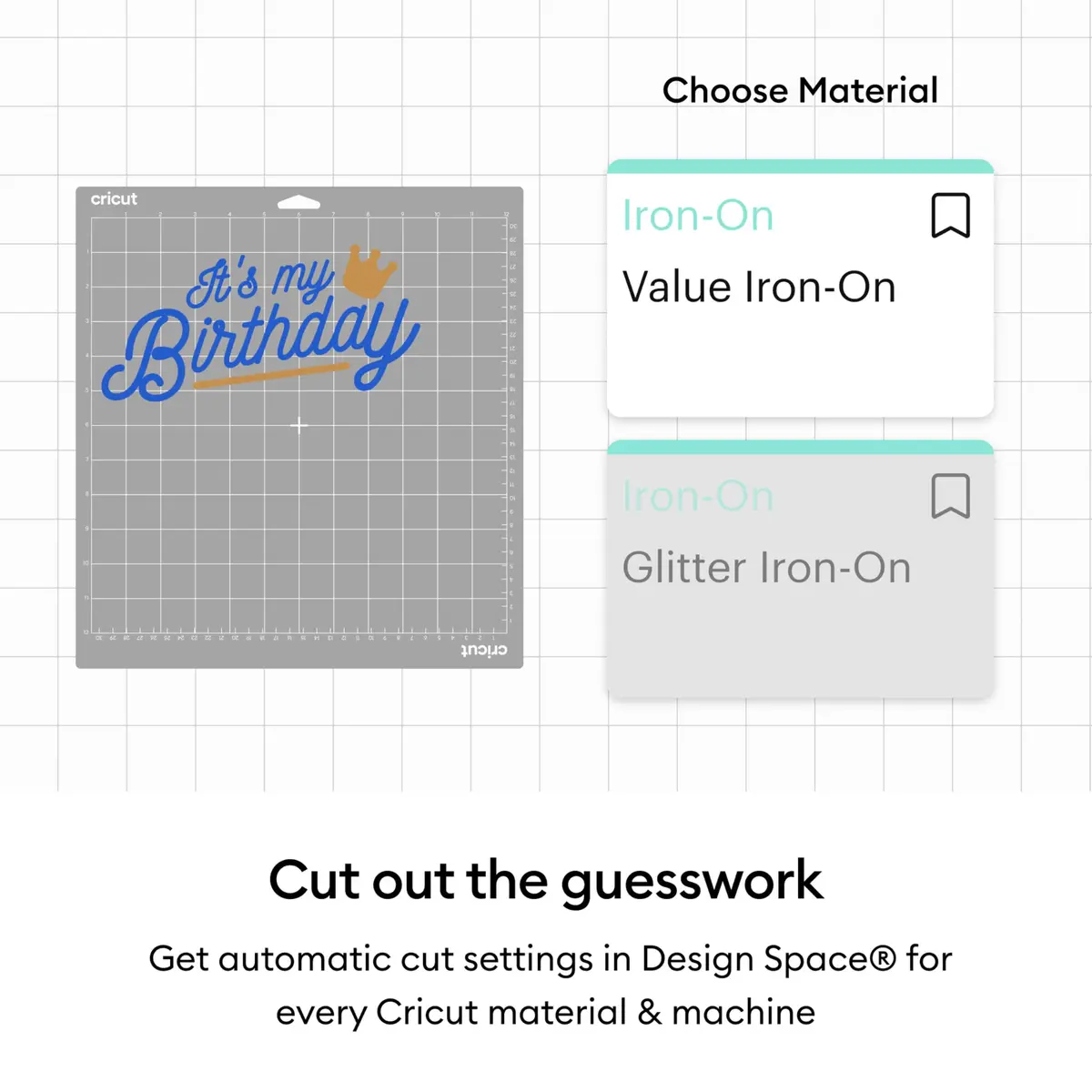 Cricut Value Iron-On Rainbow Sampler 20 Sheets (30.5 cm x 30.5 cm) | Outlasts 25 Washes - view 5