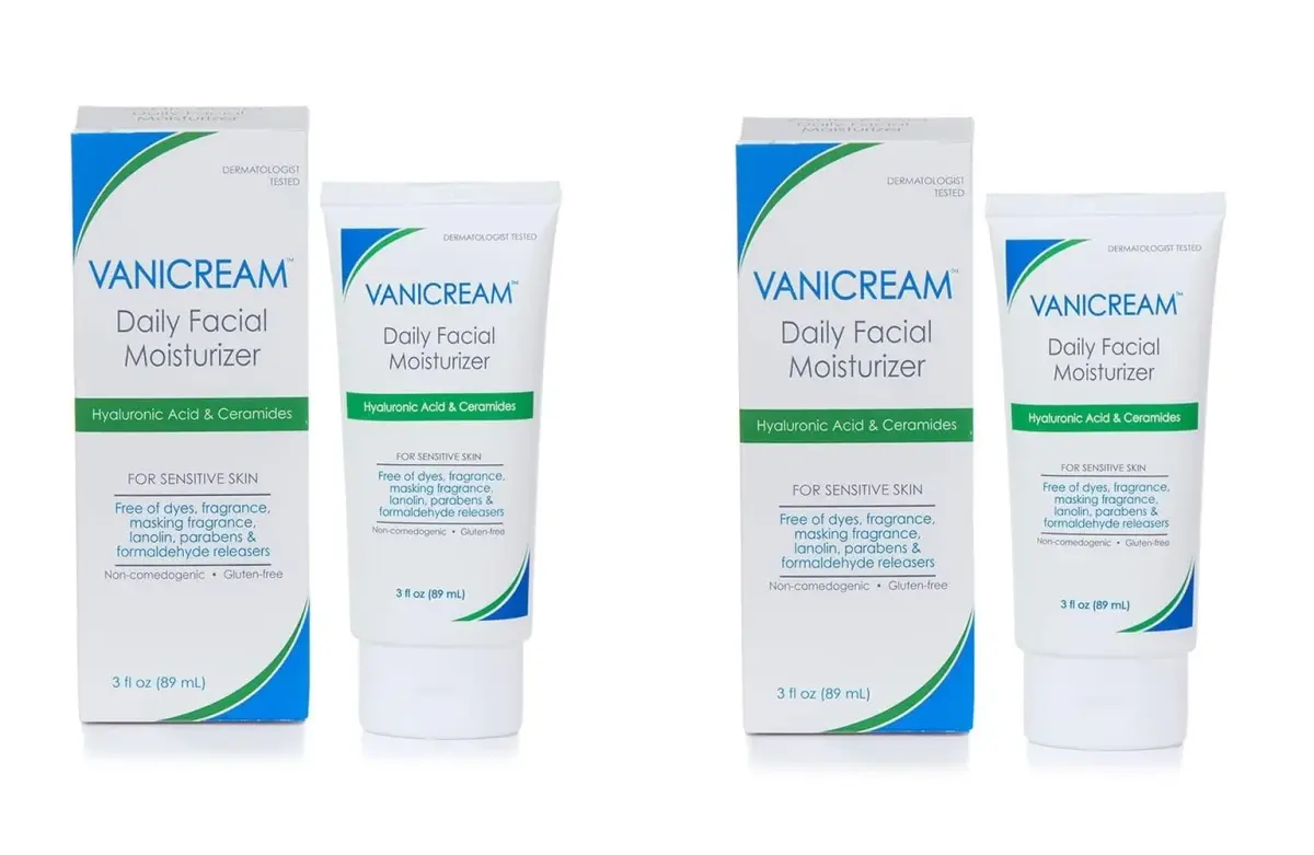 Vanicream Daily Facial Moisturizer 177ml (6 Fl Oz) Pack of 2 | For Sensitive Skin with Ceramides & Hyaluronic Acid - main product image