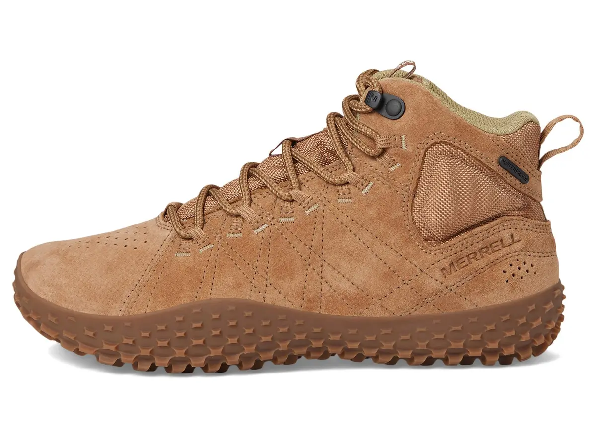 Merrell Wrapt Mid WP Shoes for Women | Barefoot Fit, Water-Resistant, Tobacco (5.5 US) - view 6