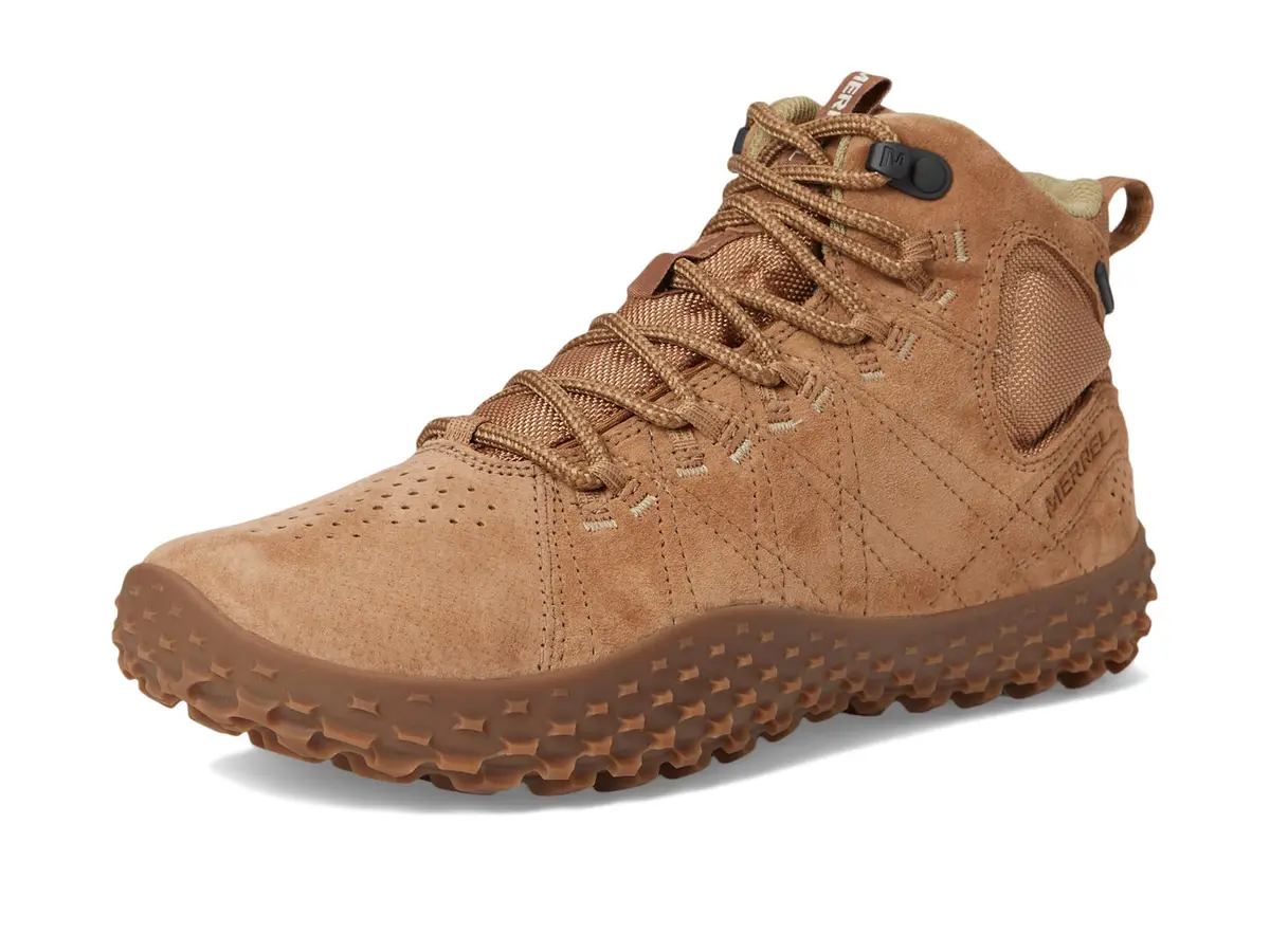 Merrell Wrapt Mid WP Shoes for Women | Barefoot Fit, Water-Resistant, Tobacco (5.5 US) - view 9