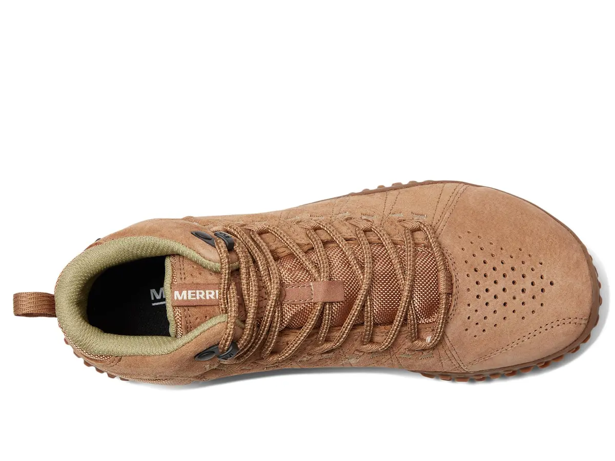 Merrell Wrapt Mid WP Shoes for Women | Barefoot Fit, Water-Resistant, Tobacco (5.5 US) - view 2