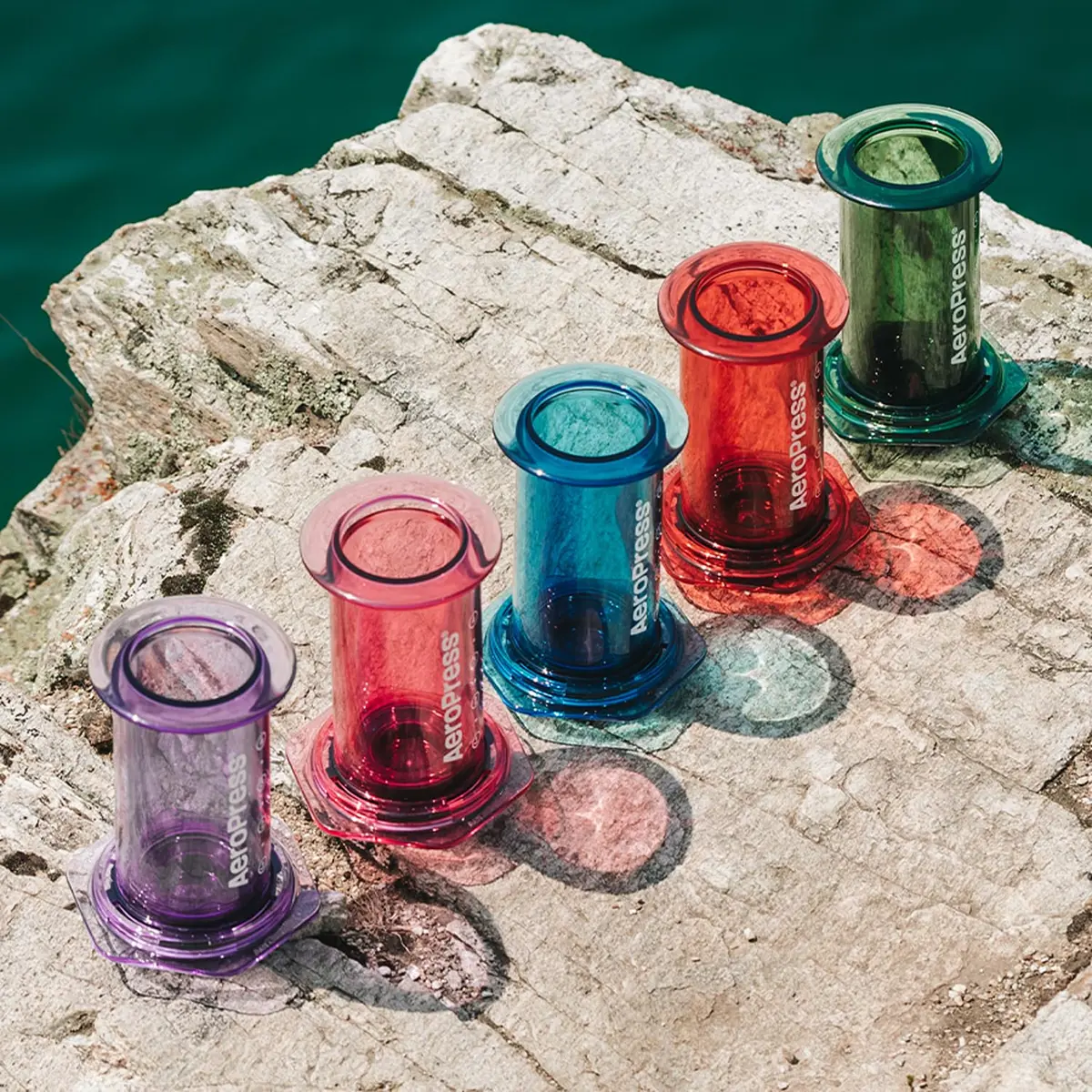 AeroPress Clear Pink Coffee Press | Portable 3-in-1 Brew Tech, Shatterproof Tritan, 10oz - view 6
