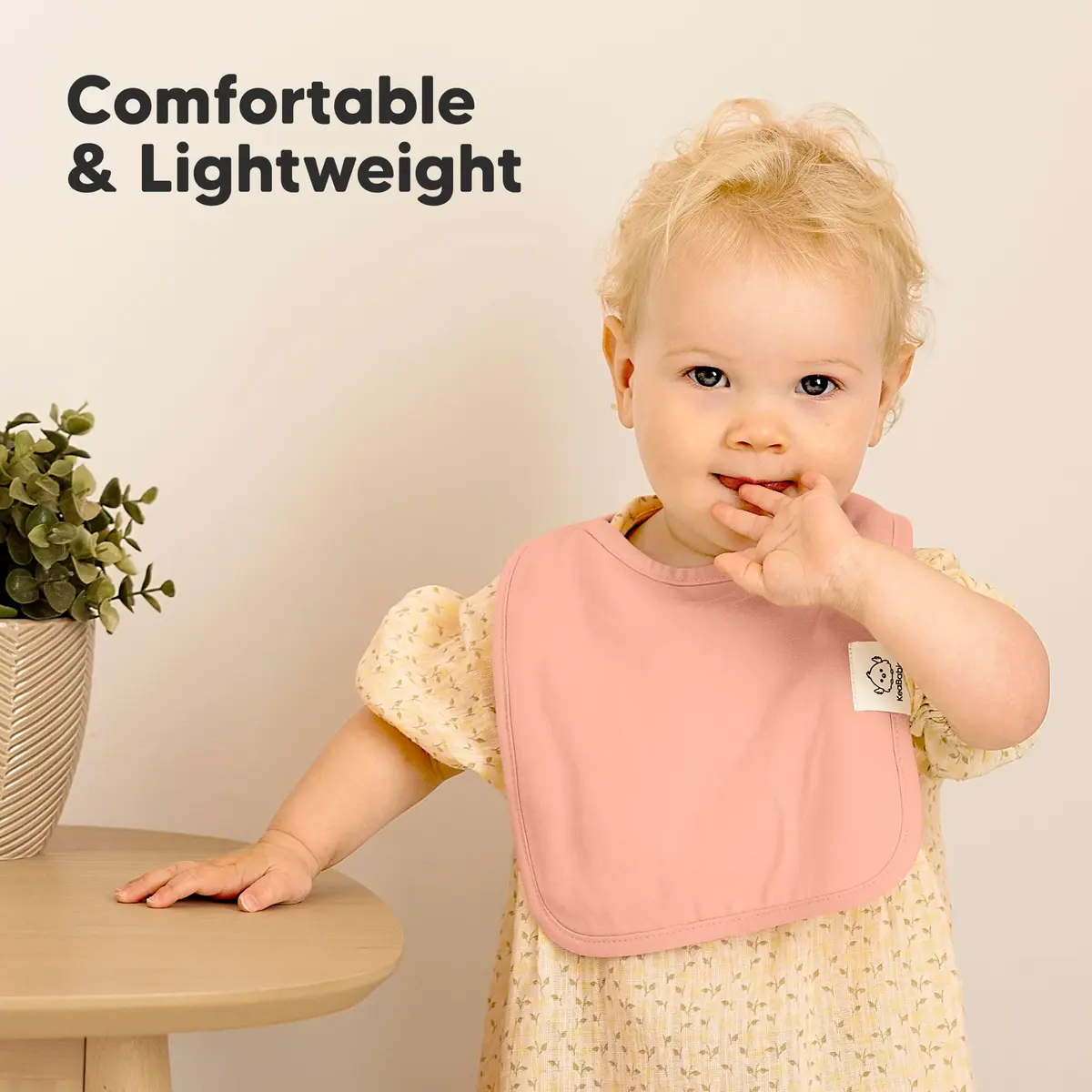 KeaBabies Organic Baby Bibs 8-Pack Dew | Ultra-Absorbent Cotton, Adjustable Nickel-Free Snaps - view 5