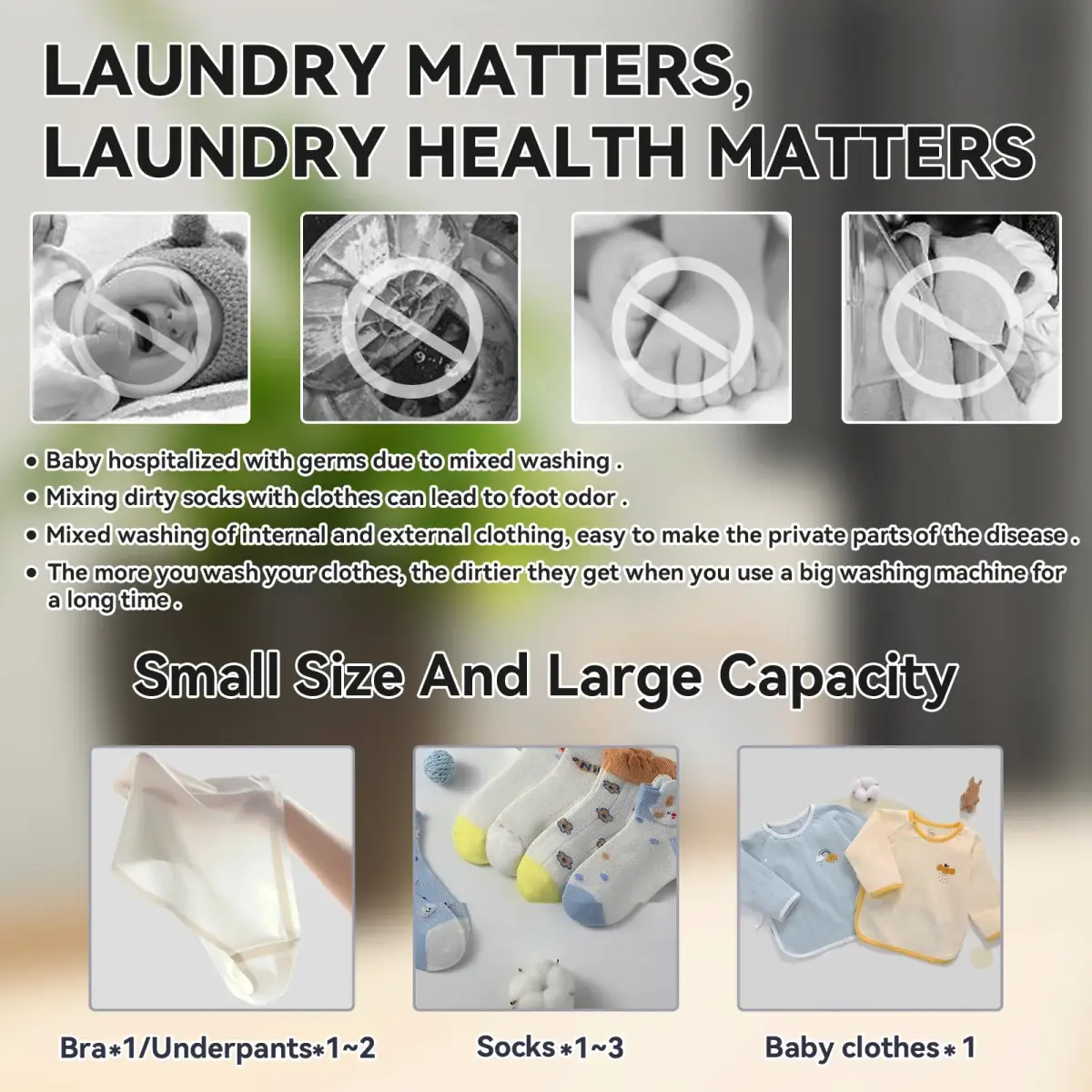 SUNHAIXIA Portable Mini Washing Machine | 1L Purple Washer | Compact Deep Cleans Underwear, Baby Clothes, Small Laundry - view 2