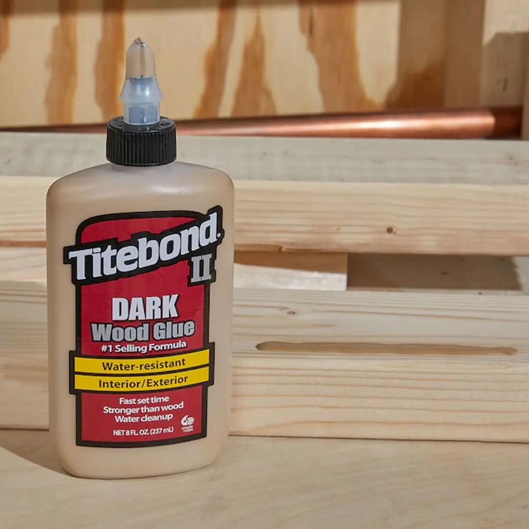Titebond Liquid Bonding Adhesive 8 oz | Cross-Linking Polyvinyl Acetate for Dark Wood - view 2