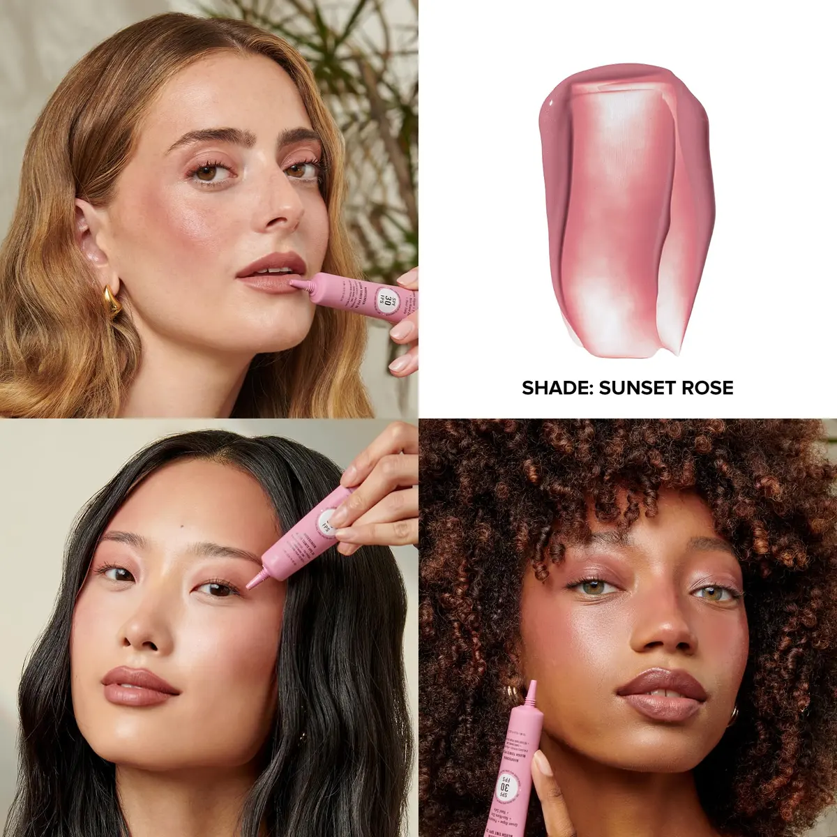 Nudestix Nudescreen Blush Tint SPF 30 | Multi-Use Liquid Blush for Cheeks, Eyes & Lips with Mineral Sunscreen - view 5