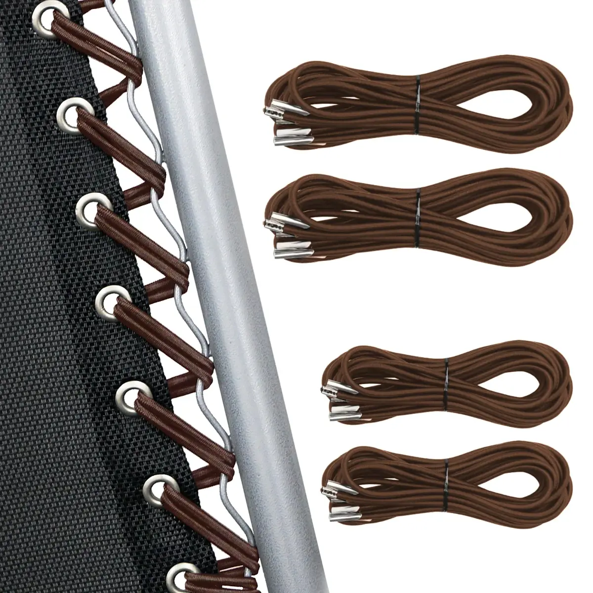 UNEEDE Zero Gravity Chair Replacement Cord Kit 252cm (98.4") Long & 165cm (65") Short | Universal Recliner Repair Parts for Most Chairs - main product image