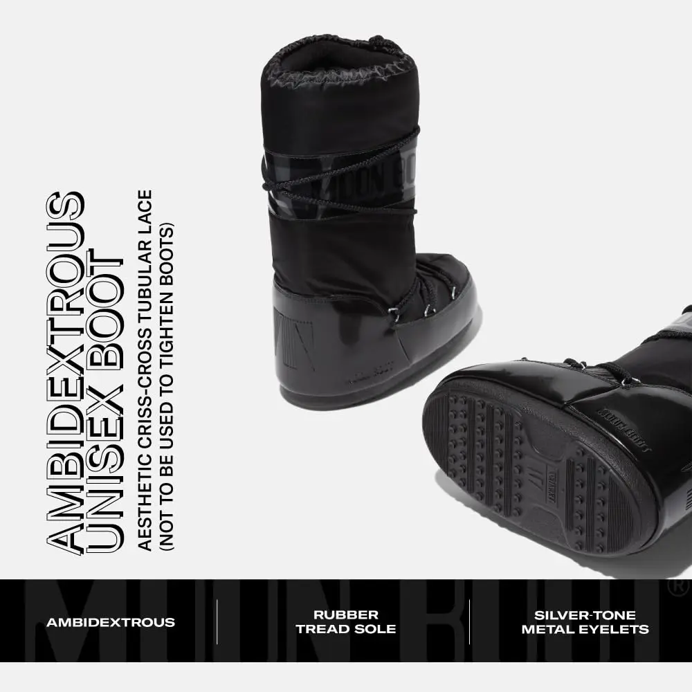 Moon Boot Icon Glance Insulated Slip On Unisex Snow Boots | Stylish & Warm for Winter (70-120 chars) - view 5