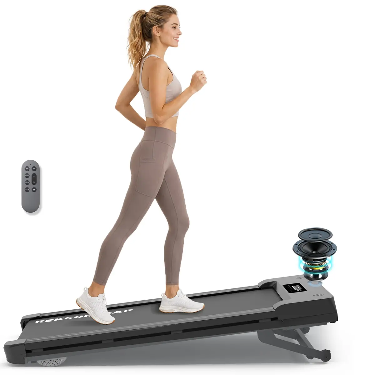 PACEROCKER Walking Pad Treadmill 12% Auto Incline | Compact Under Desk Fitness Equipment - main product image