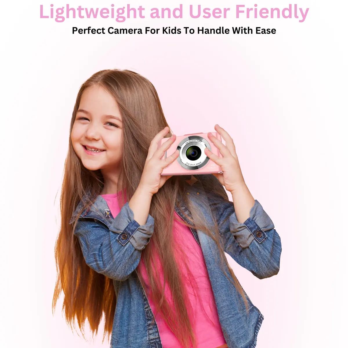 CRYOTECH 4K Digital Camera 48MP Photos 32GB SD Card & Lanyard Included Pink | 4K Video & 16x Zoom - view 5