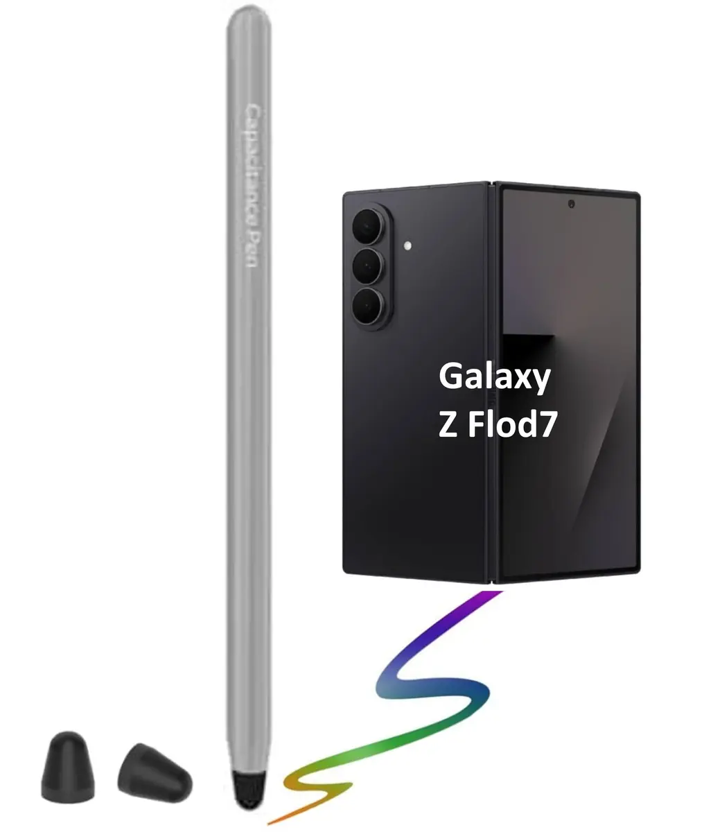 YJSK Stylus Pen Compatible with Galaxy Z Fold 7 | Double Screen Support, Gray - main product image