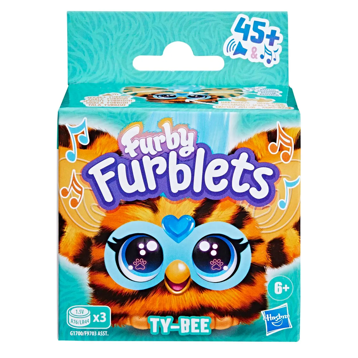 Furby Furblets Ty-Bee Mini Friend | Electronic Plush Toy for Kids 6+ - view 2