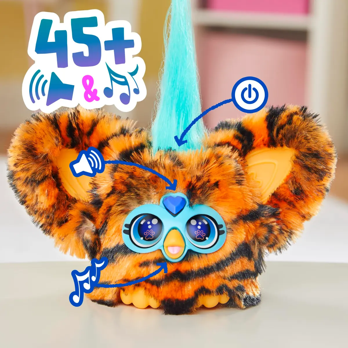 Furby Furblets Ty-Bee Mini Friend | Electronic Plush Toy for Kids 6+ - view 3