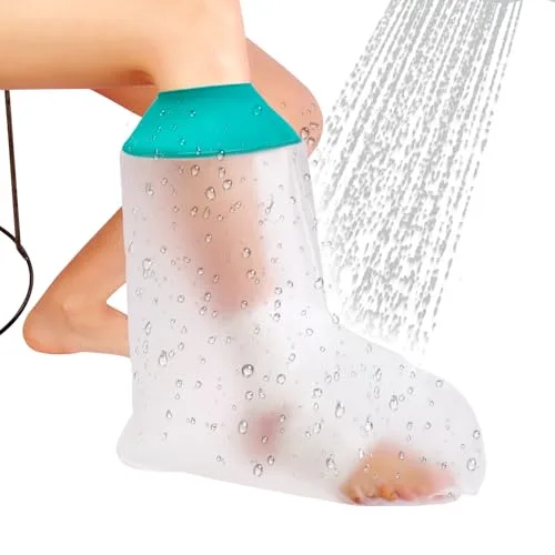 CIVJET Waterproof Cast Cover for Shower Leg - Short Leg Foot & Ankle Protector Boot | FDA Approved Medical Grade - main product image