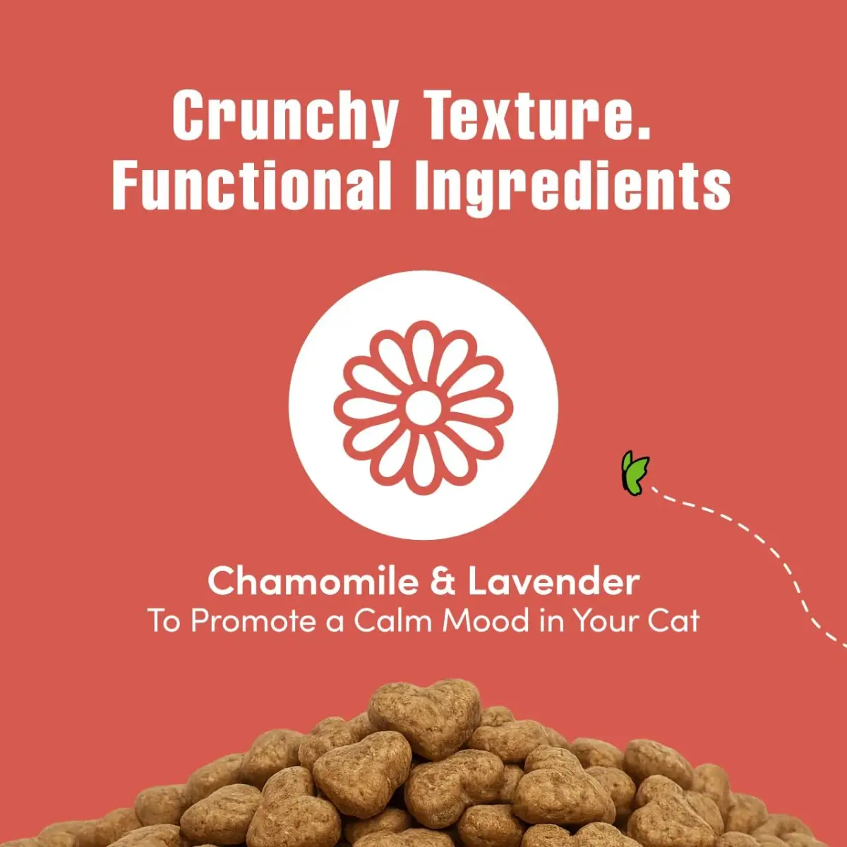 Get Naked Cat Calming Treats Salmon & Cheese Flavor, Crunchy, Calming Health, 6 oz (170 g) Bag | Functional Ingredients for Cat Anxiety Relief - view 5