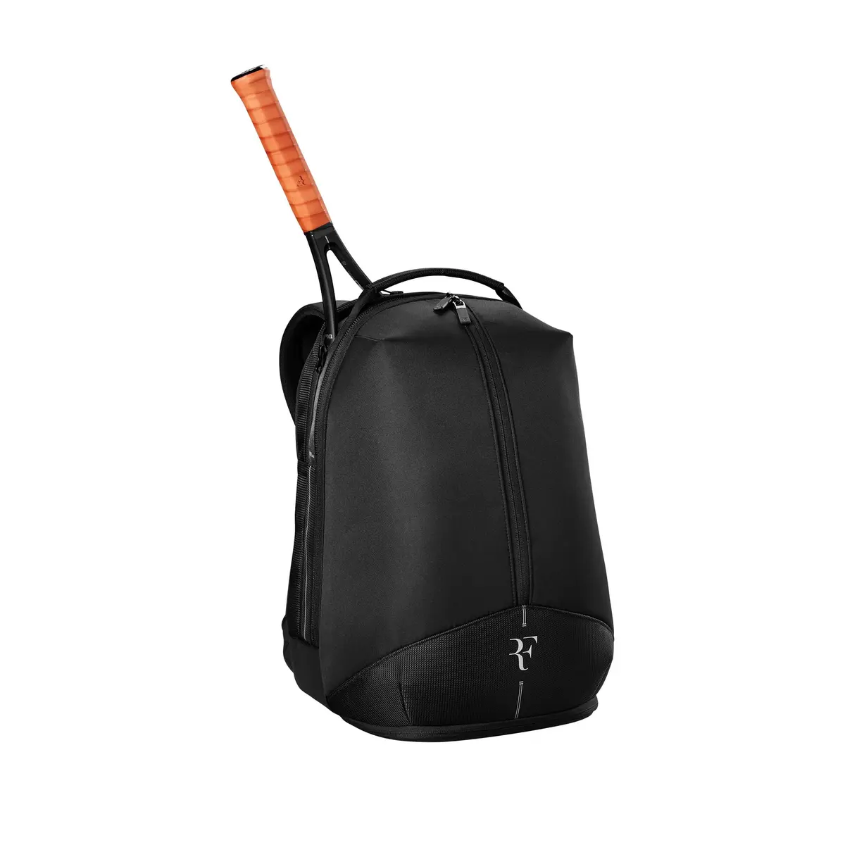Wilson RF Tennis Backpack Holds 2 Rackets Black | Swiss Alps-Inspired Design, Cushioned Back, Luggage Strap - view 2