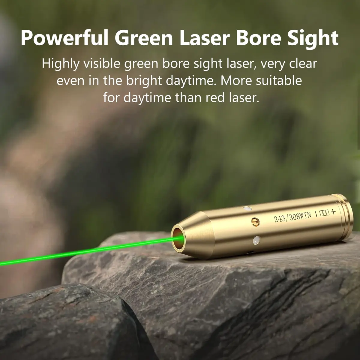 MidTen Green Laser Bore Sighter 243/308WIN | Precise Zeroing for Hunting & Shooting - view 6