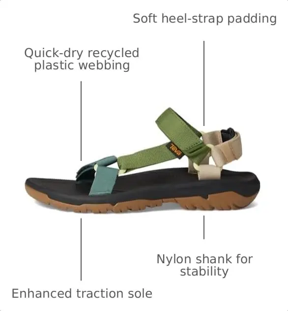 Teva Hurricane XLT2 Sport Sandal, Root Multi, 9 | Durable, Water-Resistant Hiking Footwear - view 4