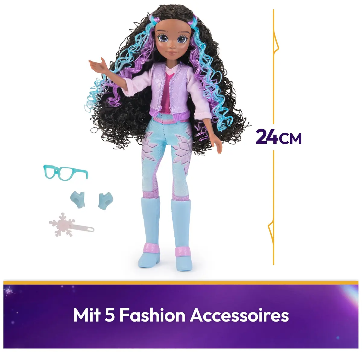Unicorn Academy Layla Doll & Unicorn Toy for Girls 4+ | 9.5-inch Poseable Character with Accessories - view 2