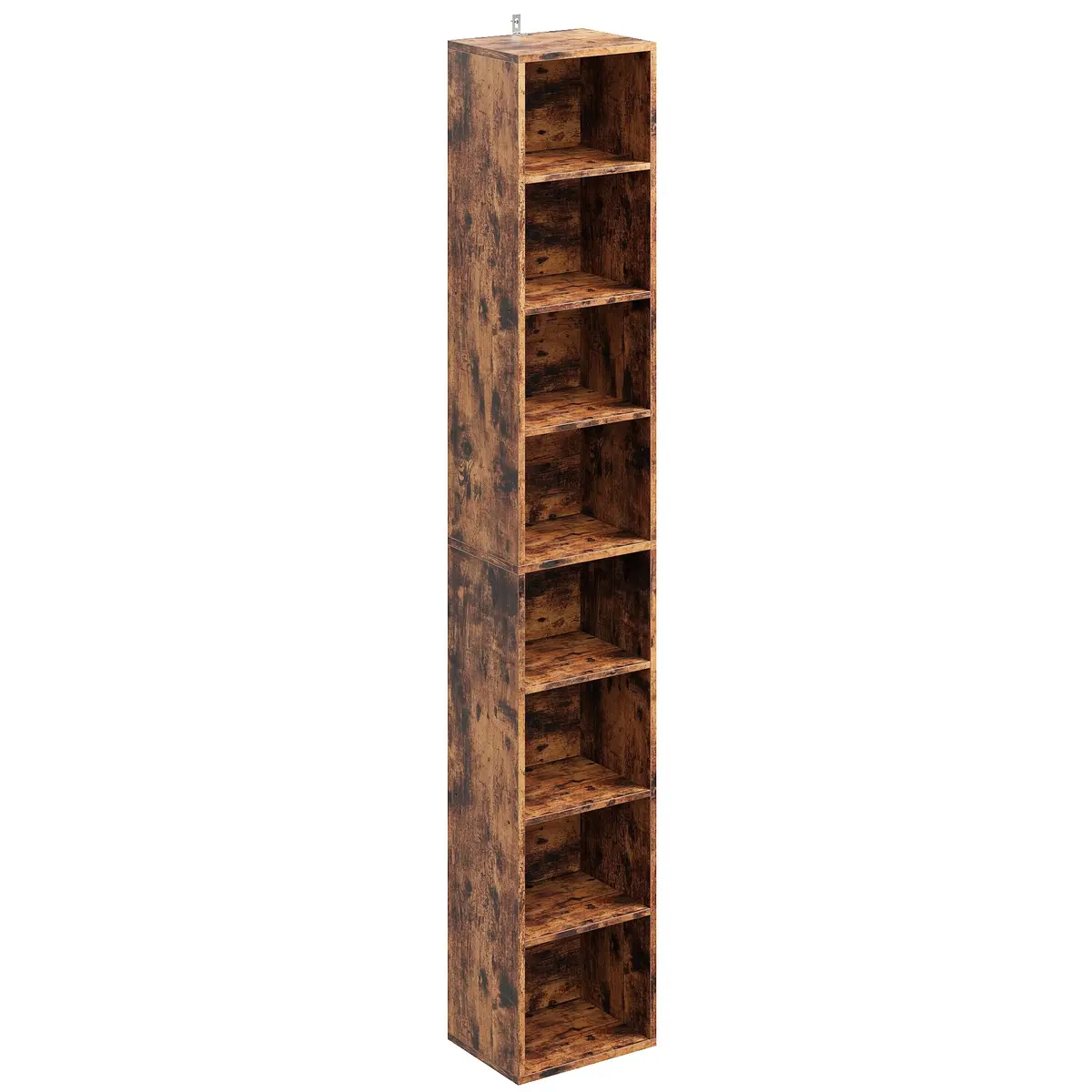 IRONCK Bookshelves and Bookcases Floor Standing 8 Tiers Tall Narrow Bookshelf 71 in Tall | Stylish & Durable MDF Storage - main product image